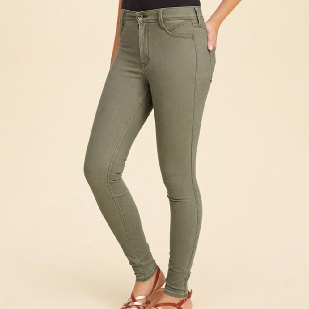Green jeans